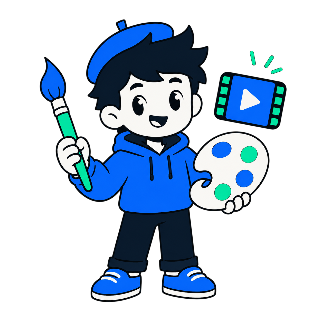 Creative associate mascot