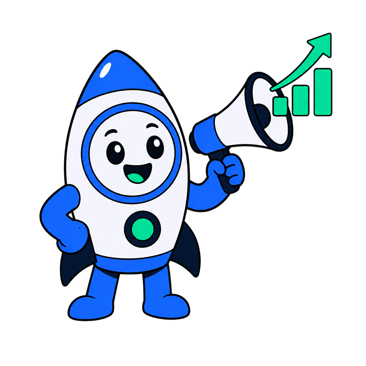 Marketing specialist mascot